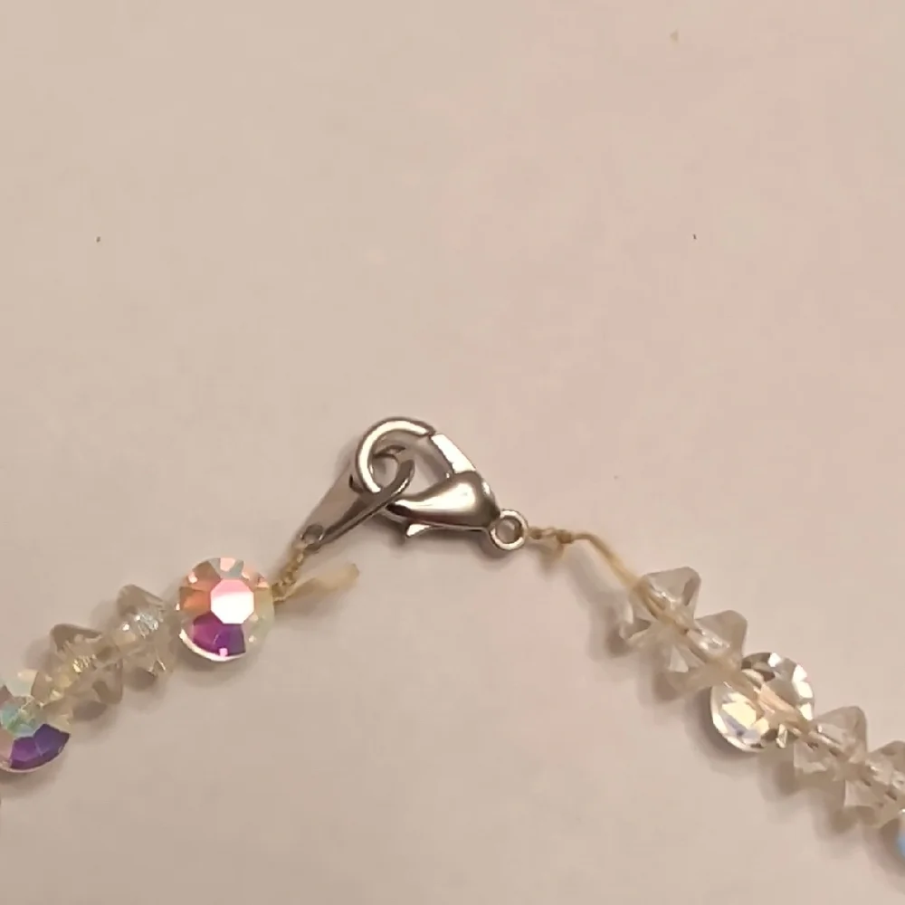 Vintage Aurora Borealis Crystal Necklace - Picture 4 of 7